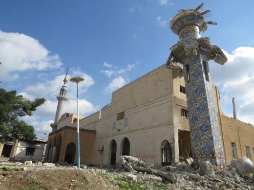 تخریب مساجد توسط داعش+تصاویر