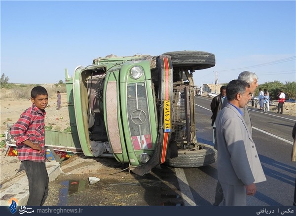 28کشته و مجروح در تصادف کامیون+تصاویر