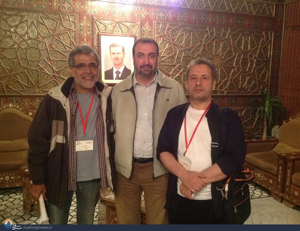 عکس/افخمی و طالبی در کنار خبرنگار سوریه