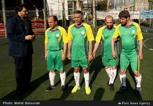 عکس/ تیپ فوتبالی علی مطهری