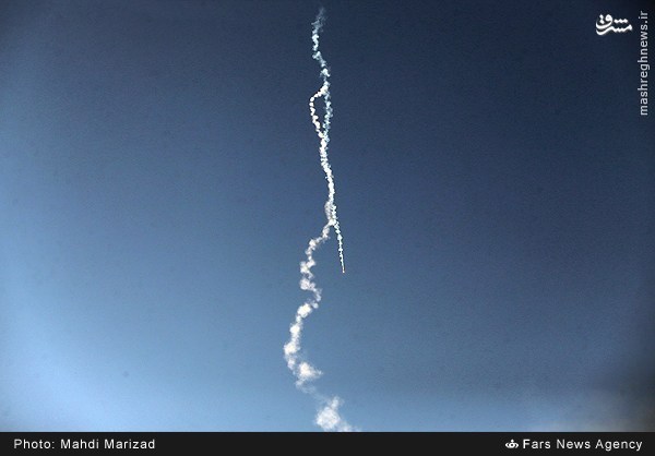 عکسی زیبا از یک موشک