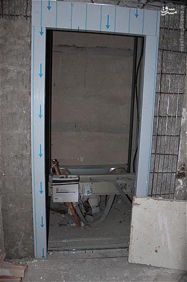 مرگ یک کارگر در سقوط به چاهک آسانسور +عکس