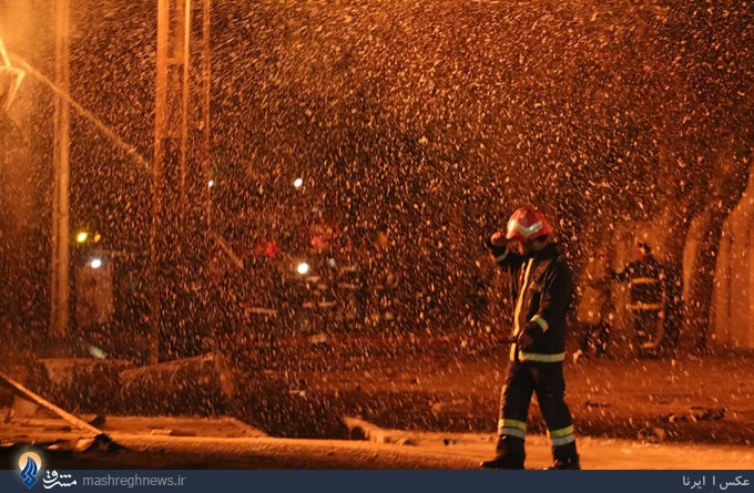 آتش سوزی کارخانه روغن پس از 8 ساعت مهار شد