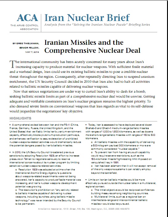 راهکارهای آمریکا برای مهار موشک‌های بالستیک ایران+دانلود // در حال ویرایش