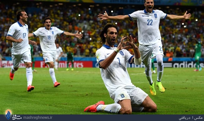 صعود معجزهوار یونان در وقتهای تلفشده/ ژاپن هم 4 تایی شد +جدول صعود معجزهوار یونان در وقتهای تلفشده/ ژاپن هم 4 تایی شد +جدول