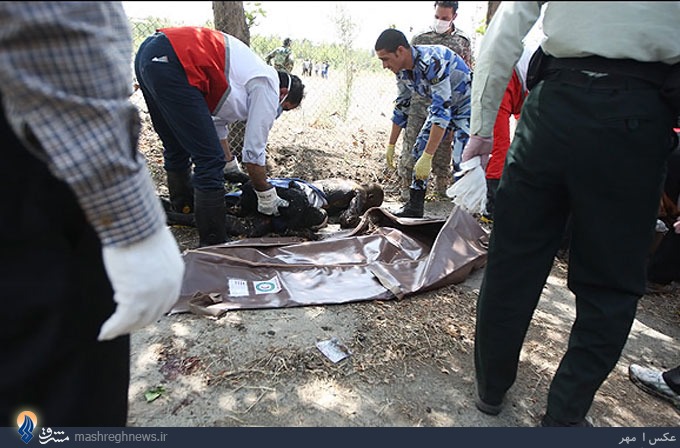 عکس/ اجساد قربانیان سقوط هواپیما +18