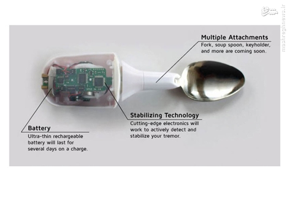 قاشق مخصوص بیماران پارکینسون+تصاویر