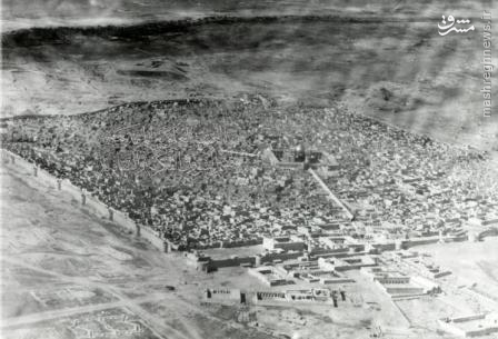 قدیمی‌ترین عکس هوایی از حرم حضرت علی(ع)