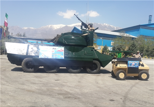 عکس/ نذیر و اقارب؛ ربات و تانک جدید ارتش