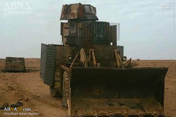 بولدوزر؛ سلاح جدید داعش + عکس