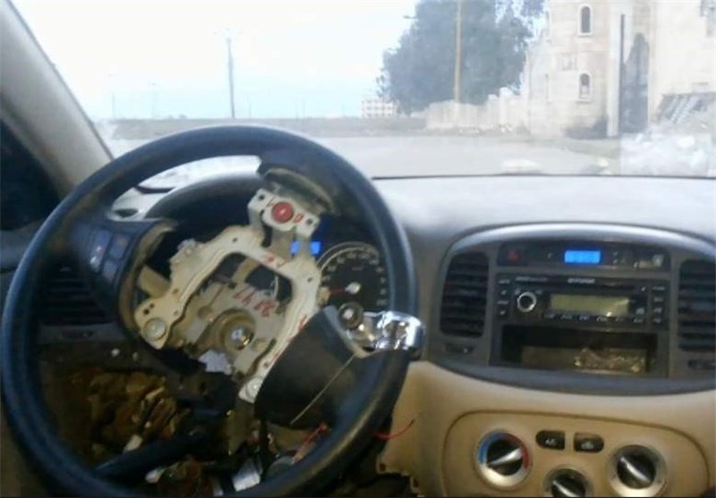 خودروی بمب‌گذاری شده بدون سرنشین داعش+تصاویر