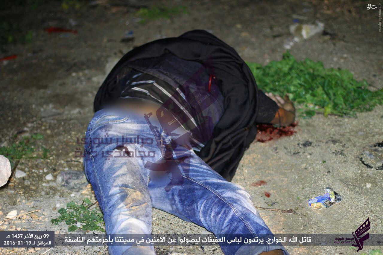 هلاکت دو انتحاری زنانه پوش داعش در لیبی+تصاویر
