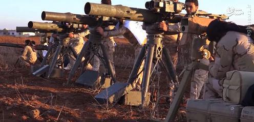 تحویل محموله جدید موشکهای تاو به تروریستها در سوریه+تصاویر