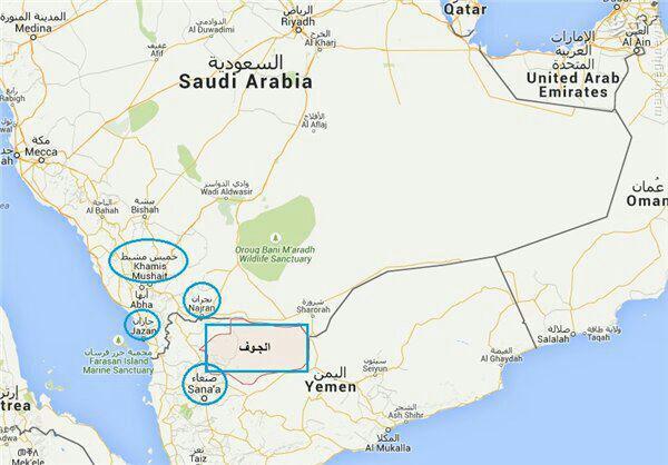 حمله موشکی یمنی‌ها به شرکت نفتی آرامکو عربستان +نقشه