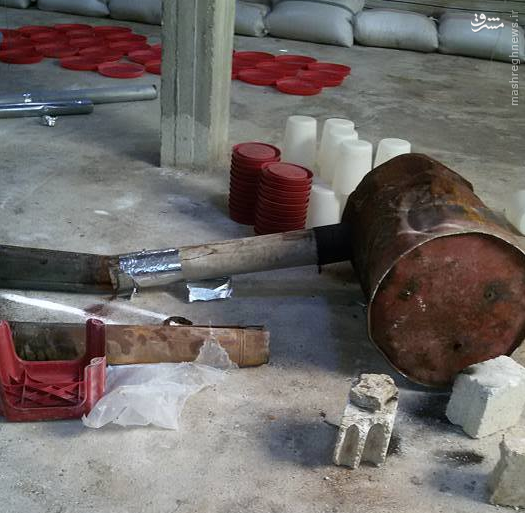 کشف کارگاه تولید مواد مخدر ارتش آزاد در ادلب+تصاویر