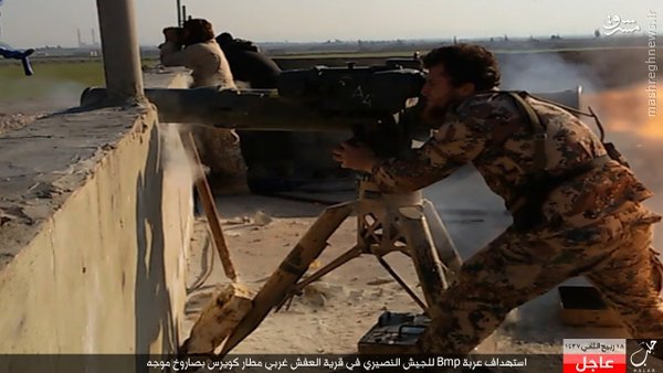 استفاده داعش از موشک آمریکایی تاو+تصاویر