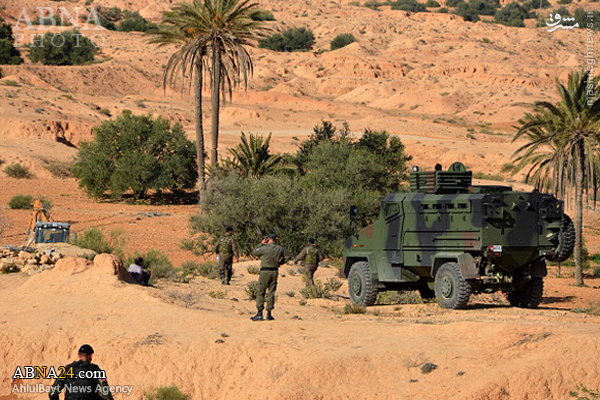 درگیری ارتش تونس با تروریست‌های داعش +تصاویر