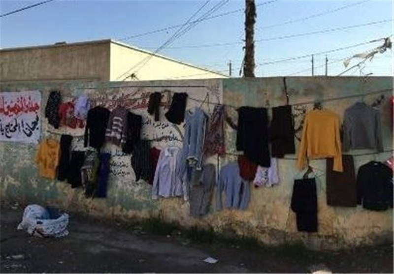 «دیوار مهربانی» به عراق رسید+ تصاویر