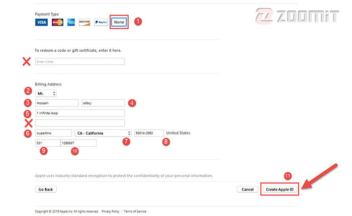 ترفند ساخت اپل آیدی برای کاربران ایرانی +آموزش