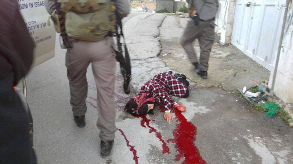 تماشای جان‌دادن دختر فلسطینی از سوی نظامیان صهیونیست + عکس