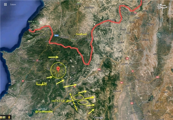 ارتش سوریه وارد شهر «ربیعه» در شمال «لاذقیه» شد +نقشه