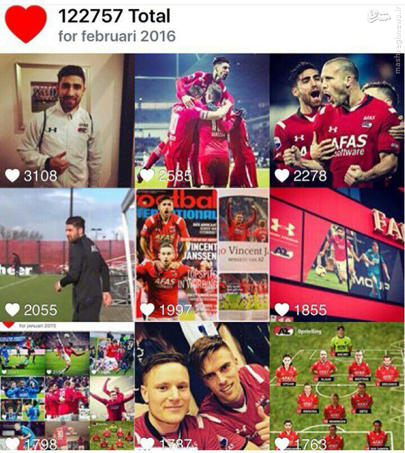 جهانبخش محبوب ترین چهره آلکمار +عکس