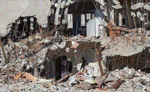 ویرانی کامل شهر کرد نشین جزیره ترکیه+تصاویر