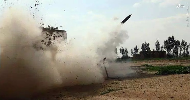 حمله داعش به کُردهای سوریه با موشک دست ساز +عکس