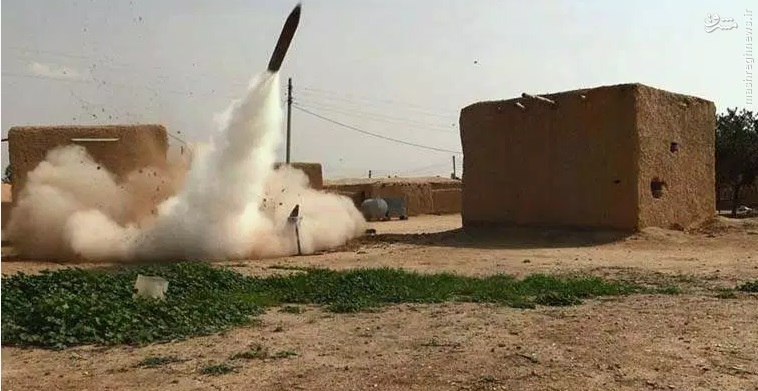 حمله داعش به کُردهای سوریه با موشک دست ساز +عکس