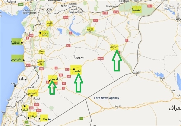 چرا عملیات «تدمر» کلید زده شد/ منتظر درگیری‌های جدید بین تروریست‌ها در جنوب دمشق باشید/ پیوستن 100 منطقه در حماه به روند مصالحه/پلیس دینی داعش در منطقه امن ترور شد +عکس، فیلم و نقشه /آماده انتشار