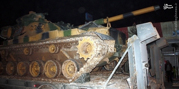 عکس/ حرکت تانک های ترکیه به سمت ایران