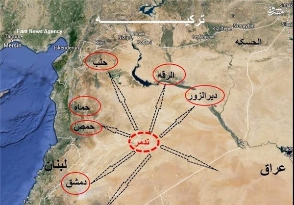 آخرین وضعیت میدانی استان حمص سوریه +نقشه