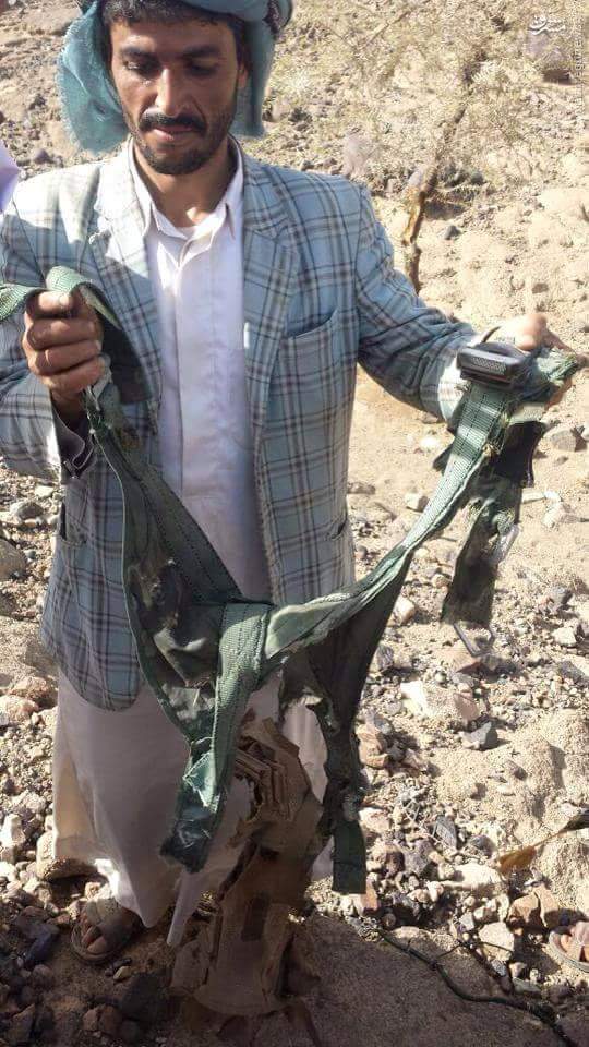 عکس/ لاشه اف 16 ساقط شده مغربی در یمن +18
