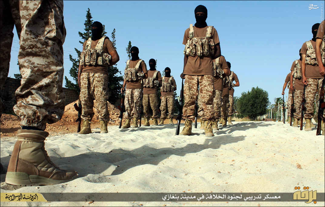 اردوگاه آموزش نظامی داعش در لیبی