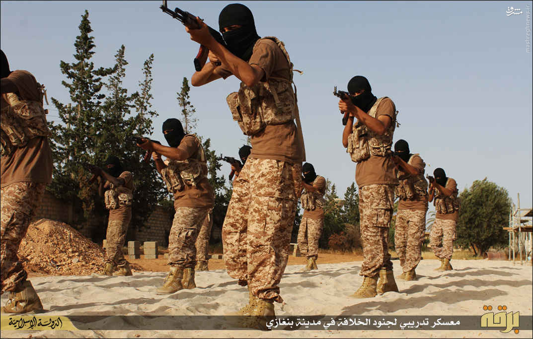 اردوگاه آموزش نظامی داعش در لیبی +عکس و نقشه