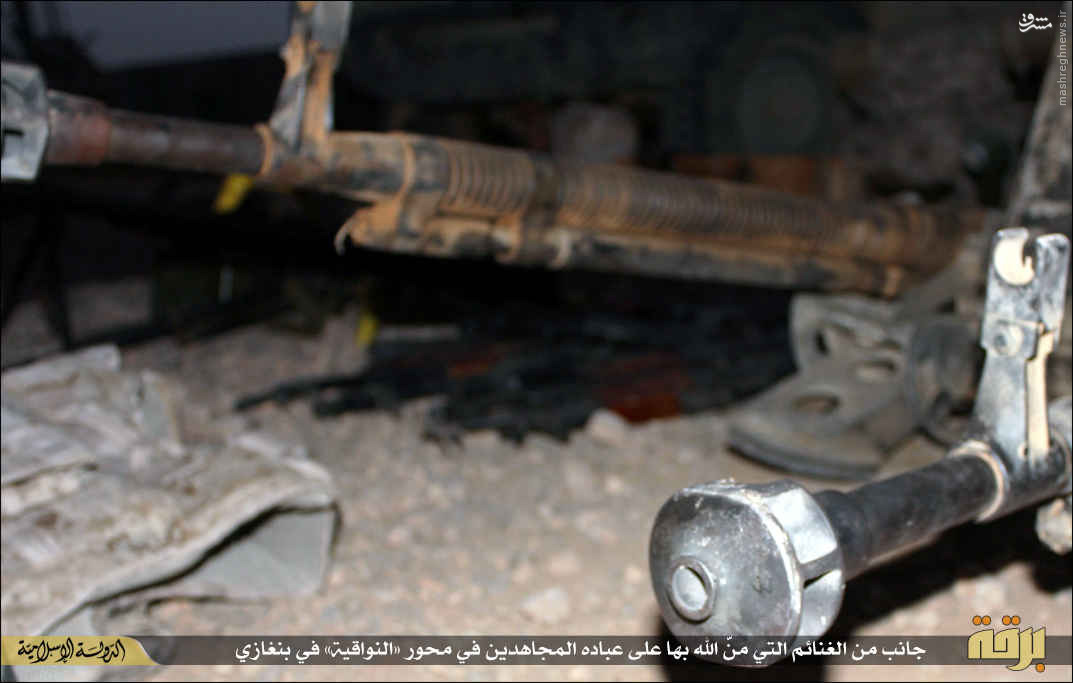 کمین داعش علیه ارتش لیبی +تصاویر