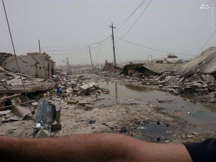 انهدام کامل 3 محله کرکوک در اثر انفجار کارگاه بمب سازی داعش