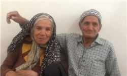 ازدواج مسن‌ترین زوج‌های ایرانی در میبد + عکس