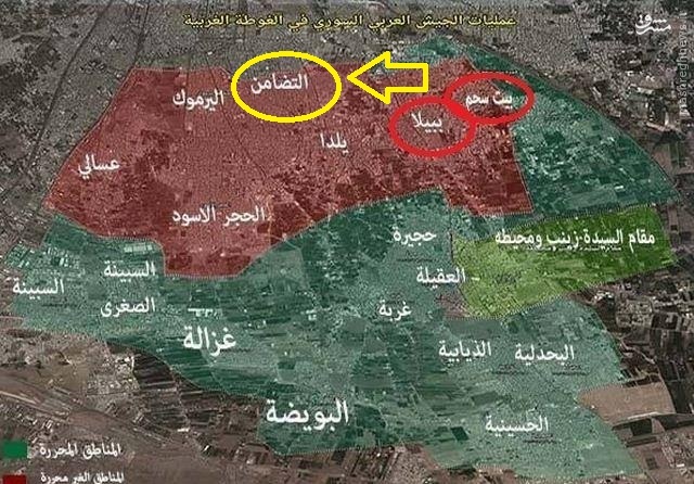 هلاکت فرمانده ارشد نظامی تروریستهای جنوب دمشق