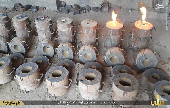 کارگاه ساخت خمپاره و بمب داعش در دیالی+تصاویر