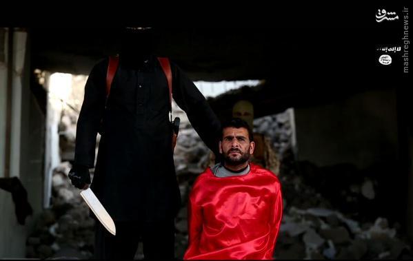 اعدام دو عراقی اهل سنت بدست کودک داعشی در موصل+تصاویر