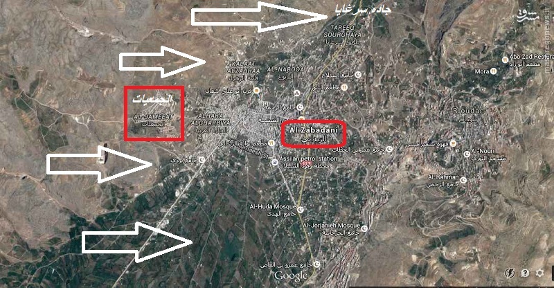 پیشروی سریع حزب الله در زبدانی+عکس و ویدیو