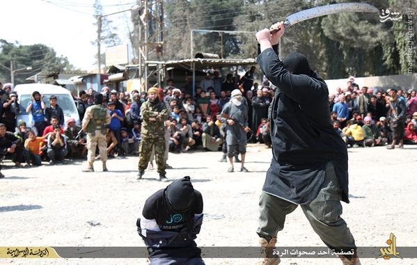 اعدام مرد سوری توسط داعش+تصاویر