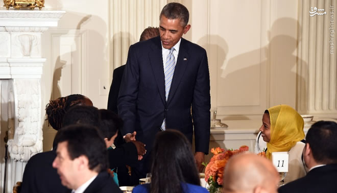مراسم افطاری اوباما در کاخ سفید+ تصاویر