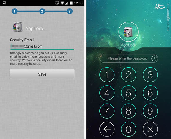 اپلیکیشن AppLock برای محافظت از تمامی اطلاعات گوشی