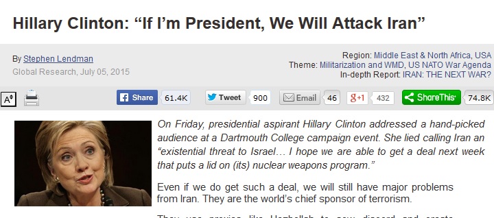 نگاهی به اظهارات ضد ایرانی هیلاری در کمپین انتخاباتی‌اش /// آماده