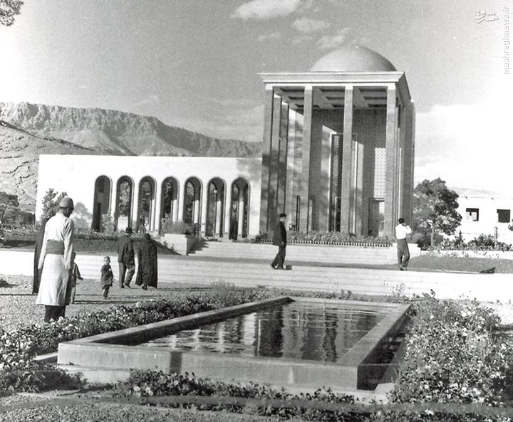 آرامگاه سعدی در دهه 30