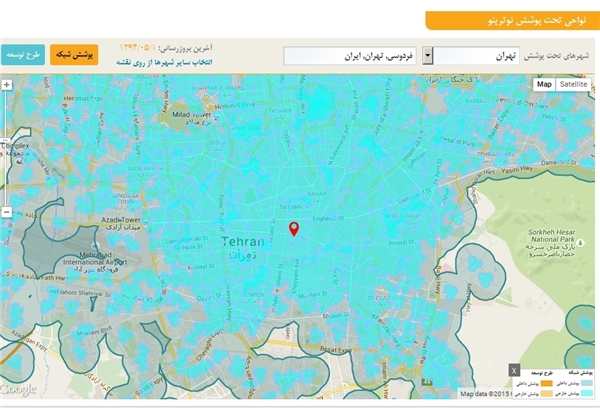 نقشه دقیق محل نصب آنتن‌‌های 3G و 4G فراهم شد