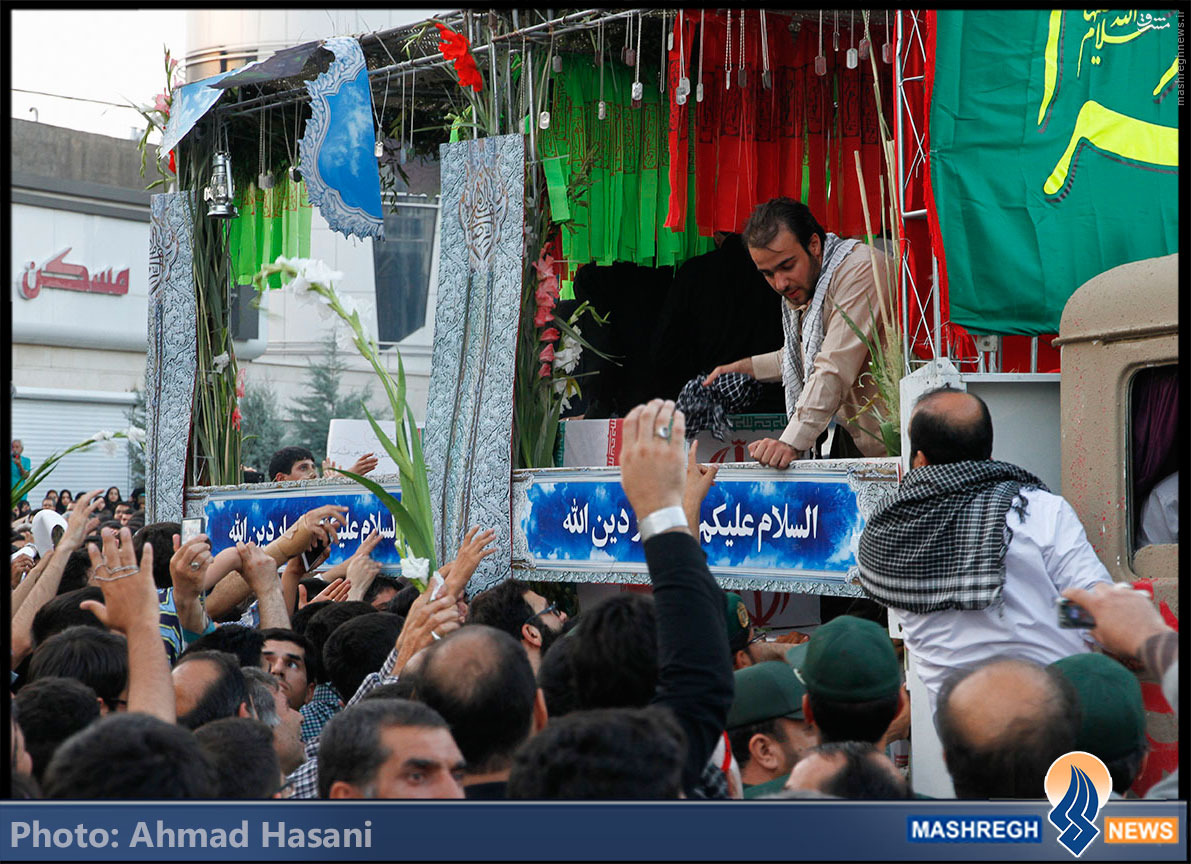 تصاویر/ بدرقه مجاهدان در مشهد