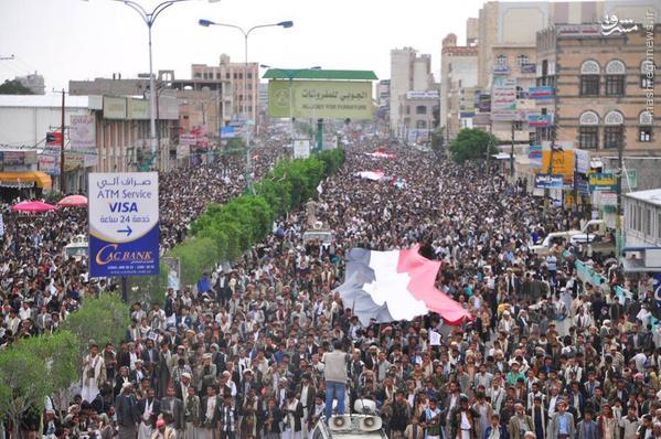 تظاهرات یمنی ها علیه آل سعود+تصاویر
